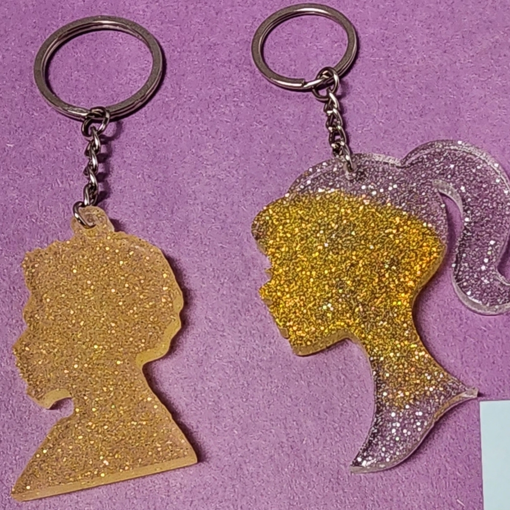 His & Her Lemonade Keychain set